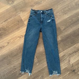 Express super high rise mom jeans - size 4